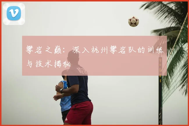 攀岩之巅:深入杭州攀岩队的训练与技术揭秘
