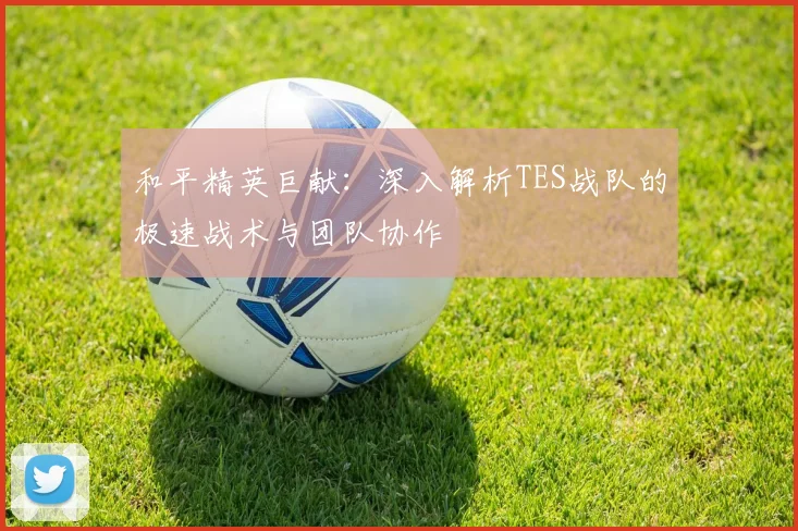 和平精英巨献：深入解析TES战队的极速战术与团队协作